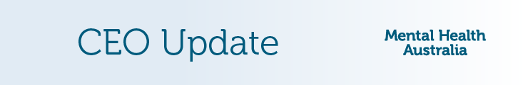 banner: CEO Update, Mental Health Australia