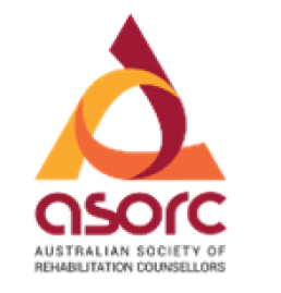 Red and orange logo