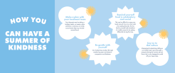 Summer of kindness social image